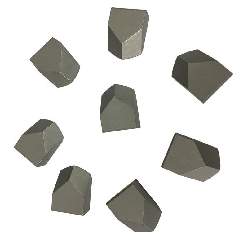 Tungsten carbide weld on tips for curshe